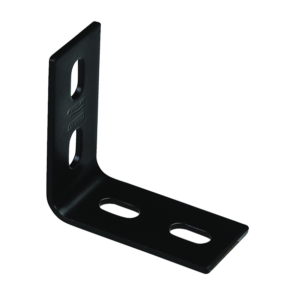 National Hardware 1151BC Series N351-463 Corner Brace, 3.13 in L, 1-1/2 in W, 3.13 in H, Steel, Powder-Coated