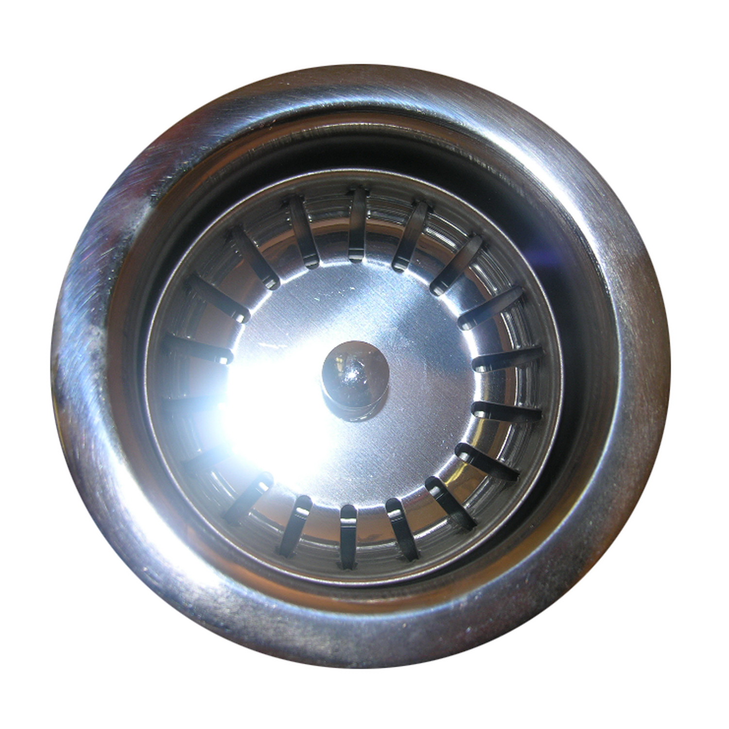 Lasco 03-1151 Sink Strainer, 3-1/2 in Dia, Stainless Steel, Chrome