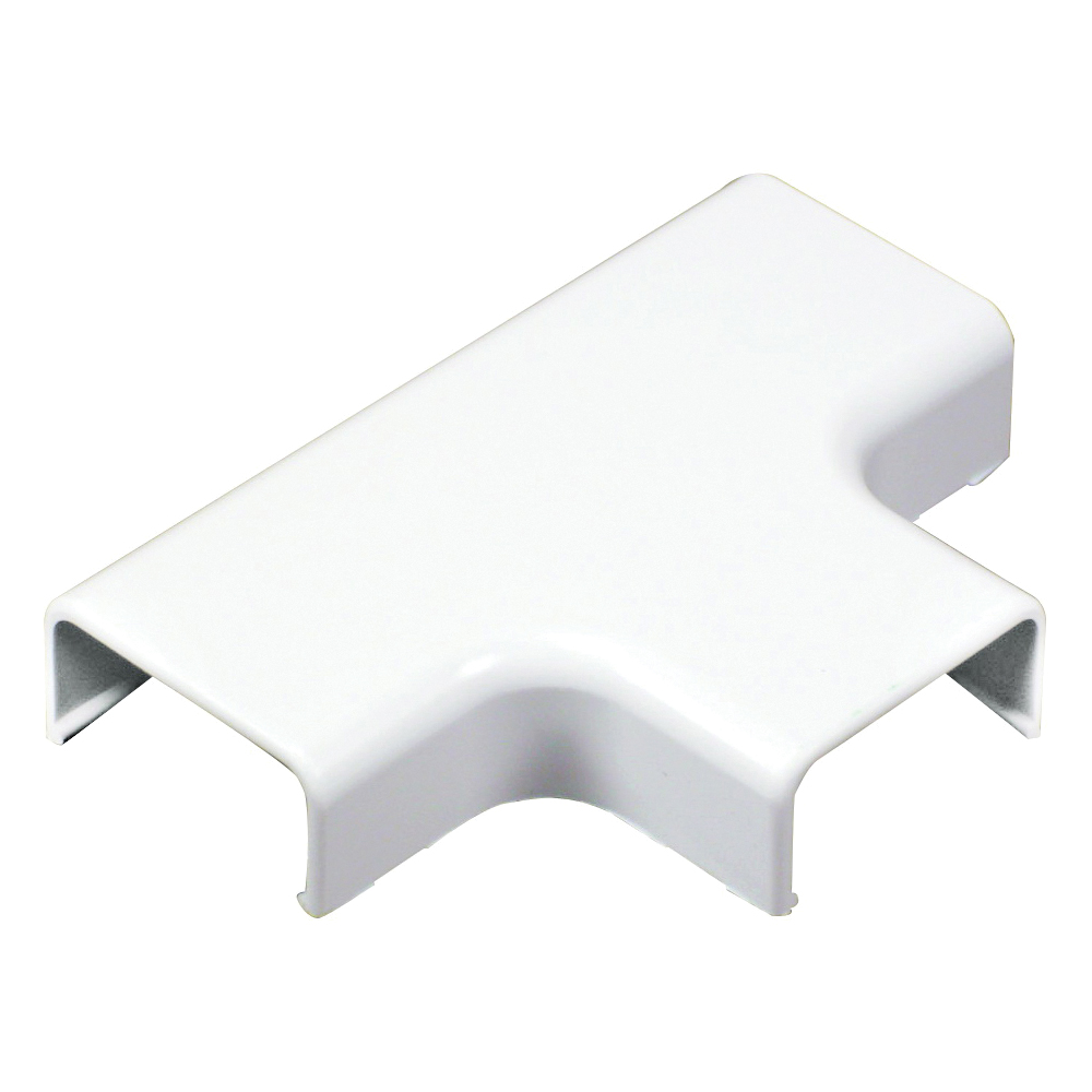 Wiremold C51 Wireway Elbow T-Fitting, Plastic, White