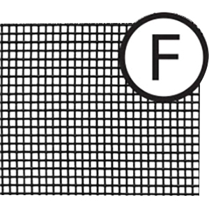 Adfors 33117 Insect Screen, 7 ft L, 24 in W, Fiberglass, Charcoal