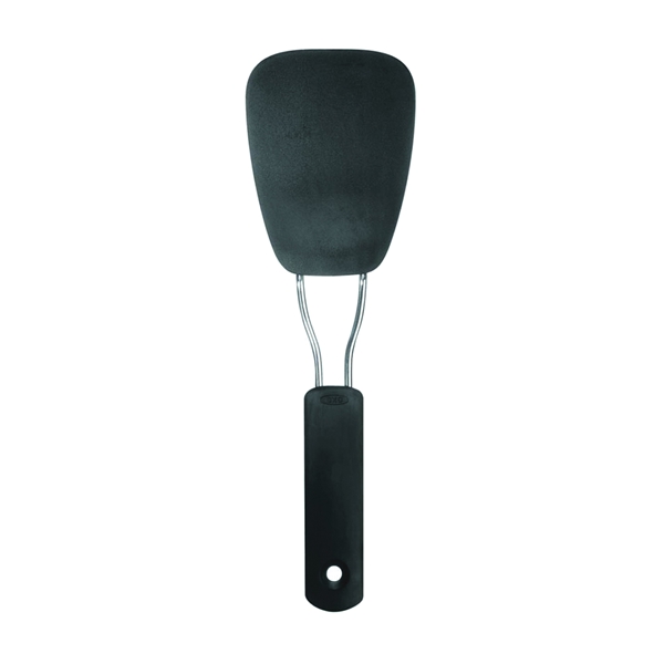 Good Grips 65191 Flexible Turner, 3 in W Blade, Nylon Blade, Black
