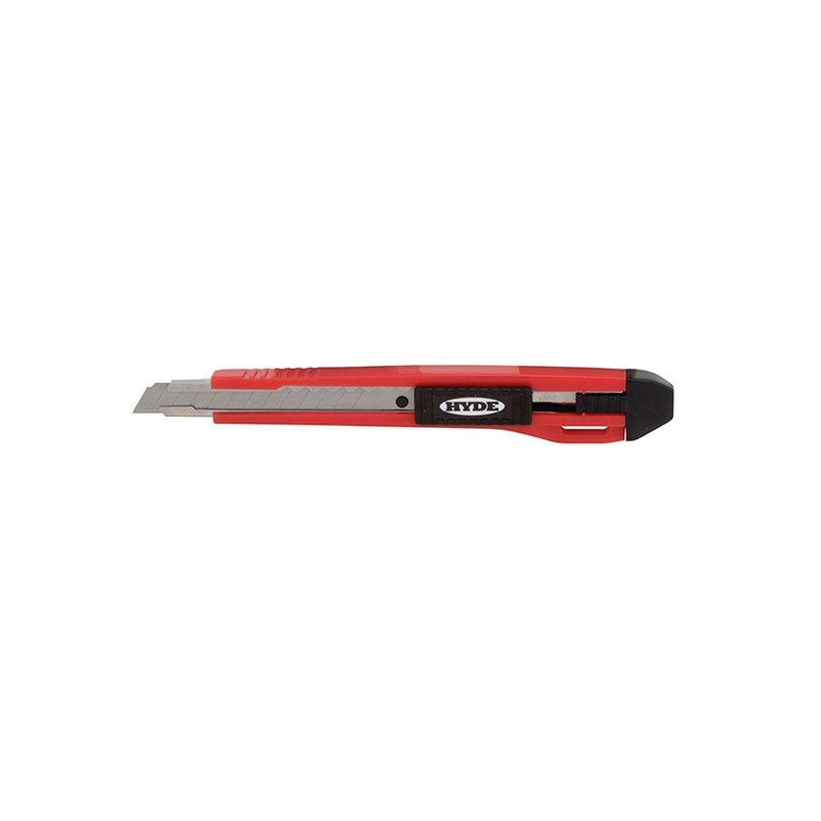Hyde 42045 Utility Knife, 9 mm W Blade, Stainless Steel Blade, Blue Handle
