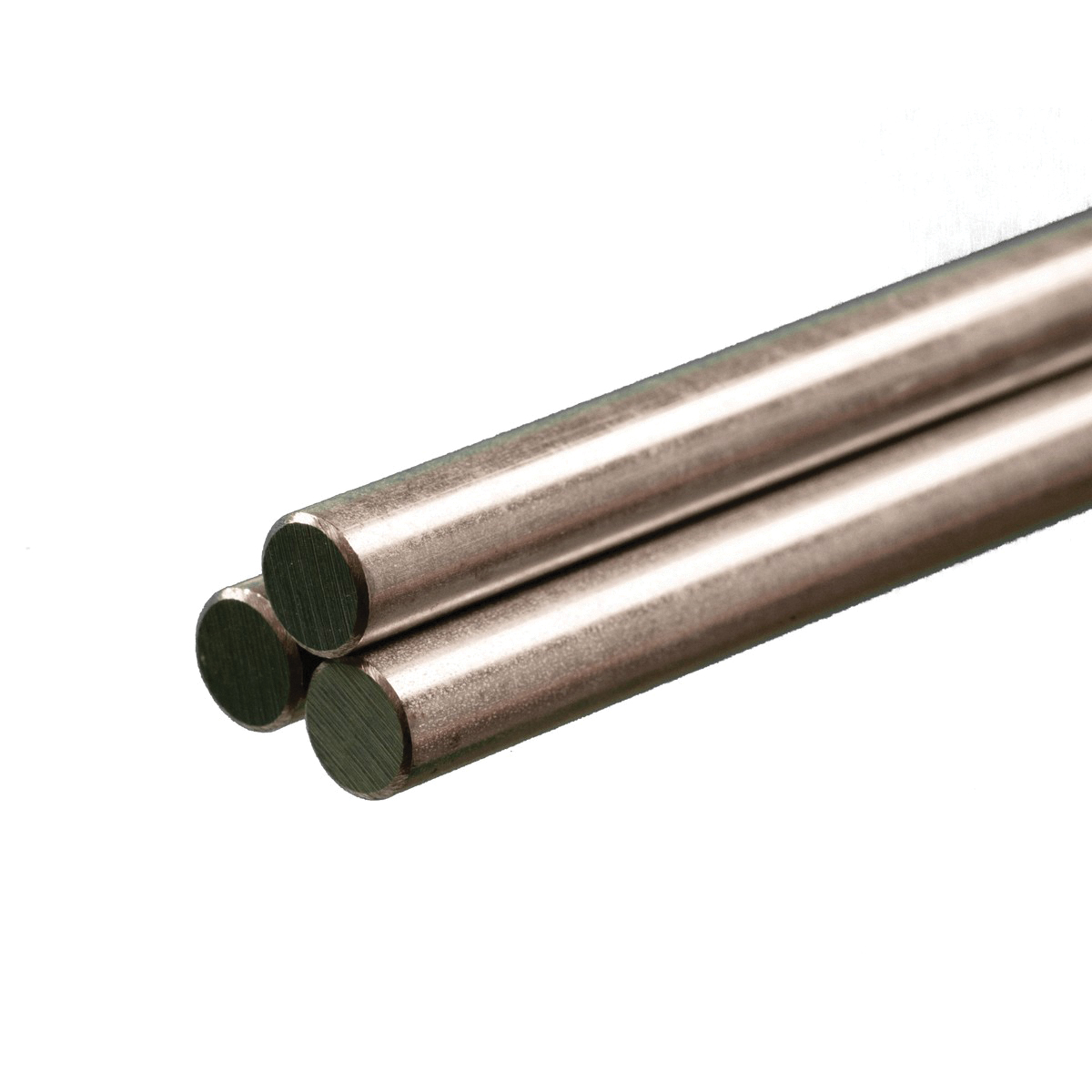 K & S 7142 Decorative Metal Rod, 5/16 in Dia, 36 in L, Stainless Steel, 303 Grade
