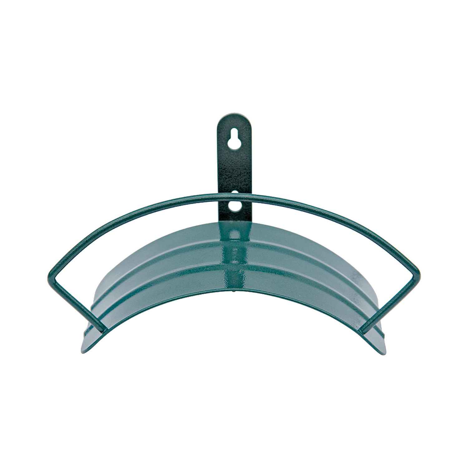 Landscapers Select 5227-1 Heavy-Duty Hose Hanger, 100 ft, Metal, Hammer Tone Green, Powder-Coated, Wall