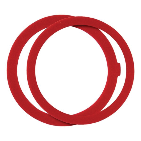 Korky 435BP Universal Valve Seal Kit, Chlorazone Rubber, Red