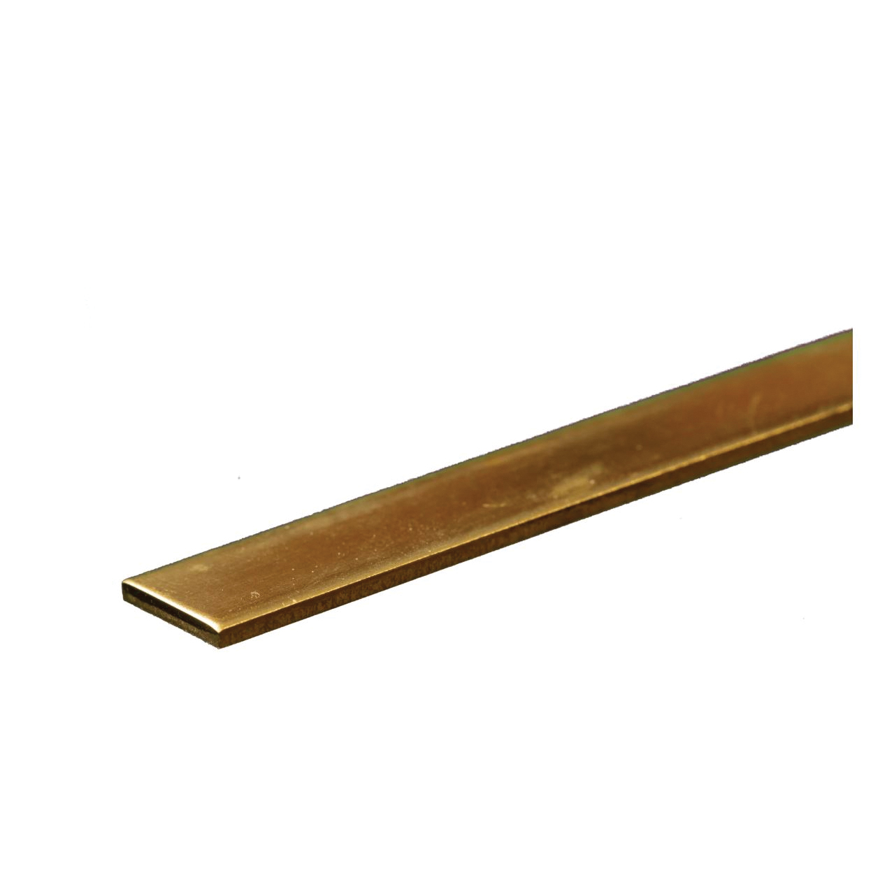 K & S 8246 Decorative Strip, 1/2 in W, 12 in L, 0.064 in Thick, Brass