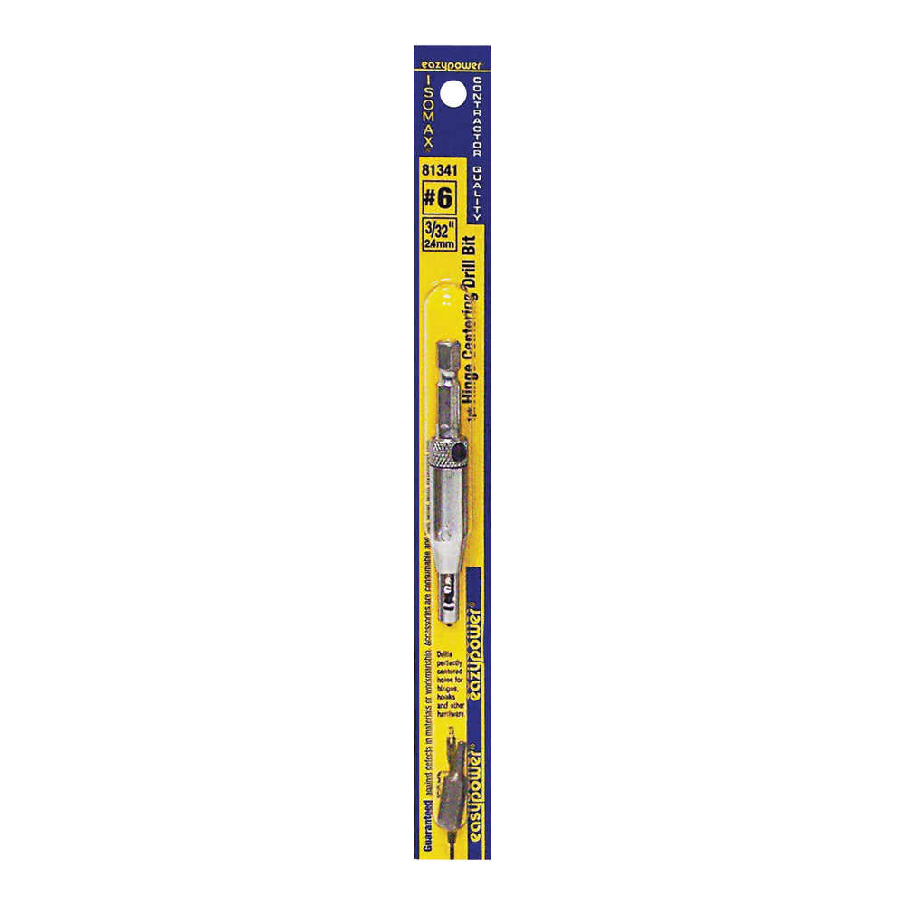Eazypower 81341 Drill Bit, 3/32 in Dia, Hinge Centering
