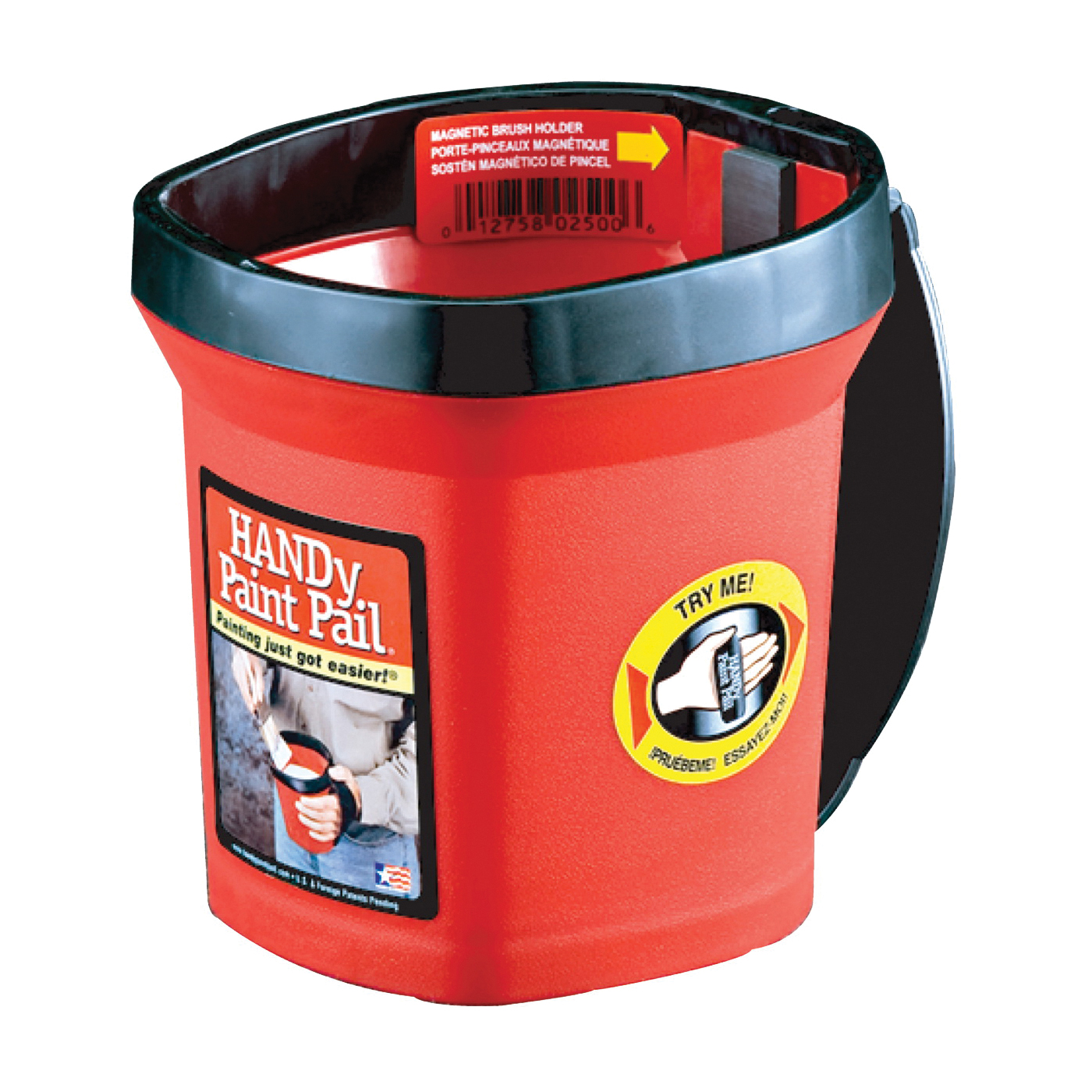 Handy Products BER-2500CT 1-Piece Paint Pail, 1 qt, Plastic