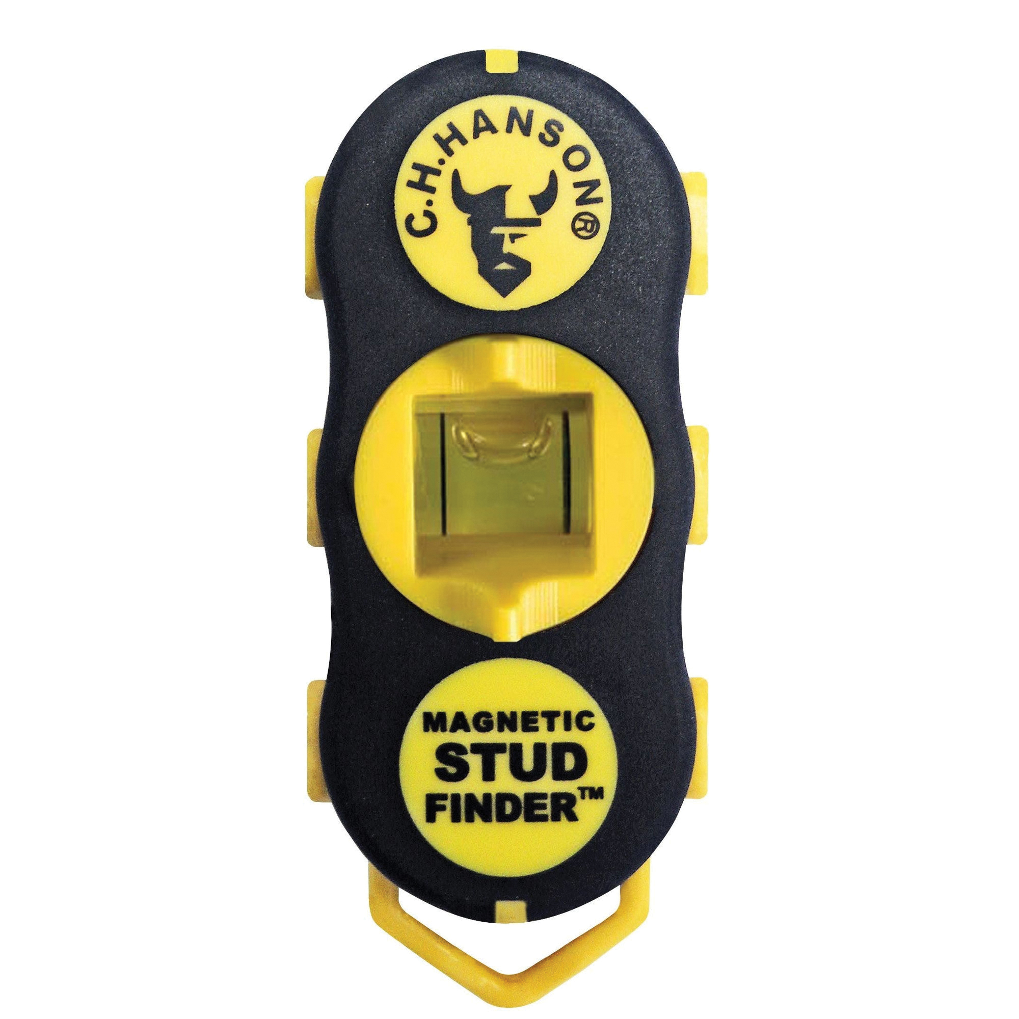CH Hanson 3040 Magnetic Stud Finder, 1 in Detection, Black/Yellow, Detectable Material: Metal/Wood
