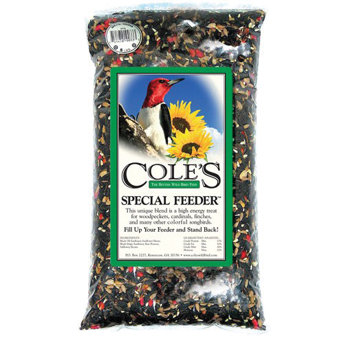 Cole's Special Feeder SF10 Safflower Seed Wild Bird Food, 10 lb, Blended, Seed, Bag