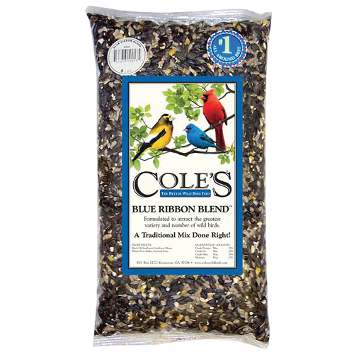 Cole's Blue Ribbon Blend BR20 Cracked Corn Wild Bird Food, 20 lb, Blended, Seed, Bag