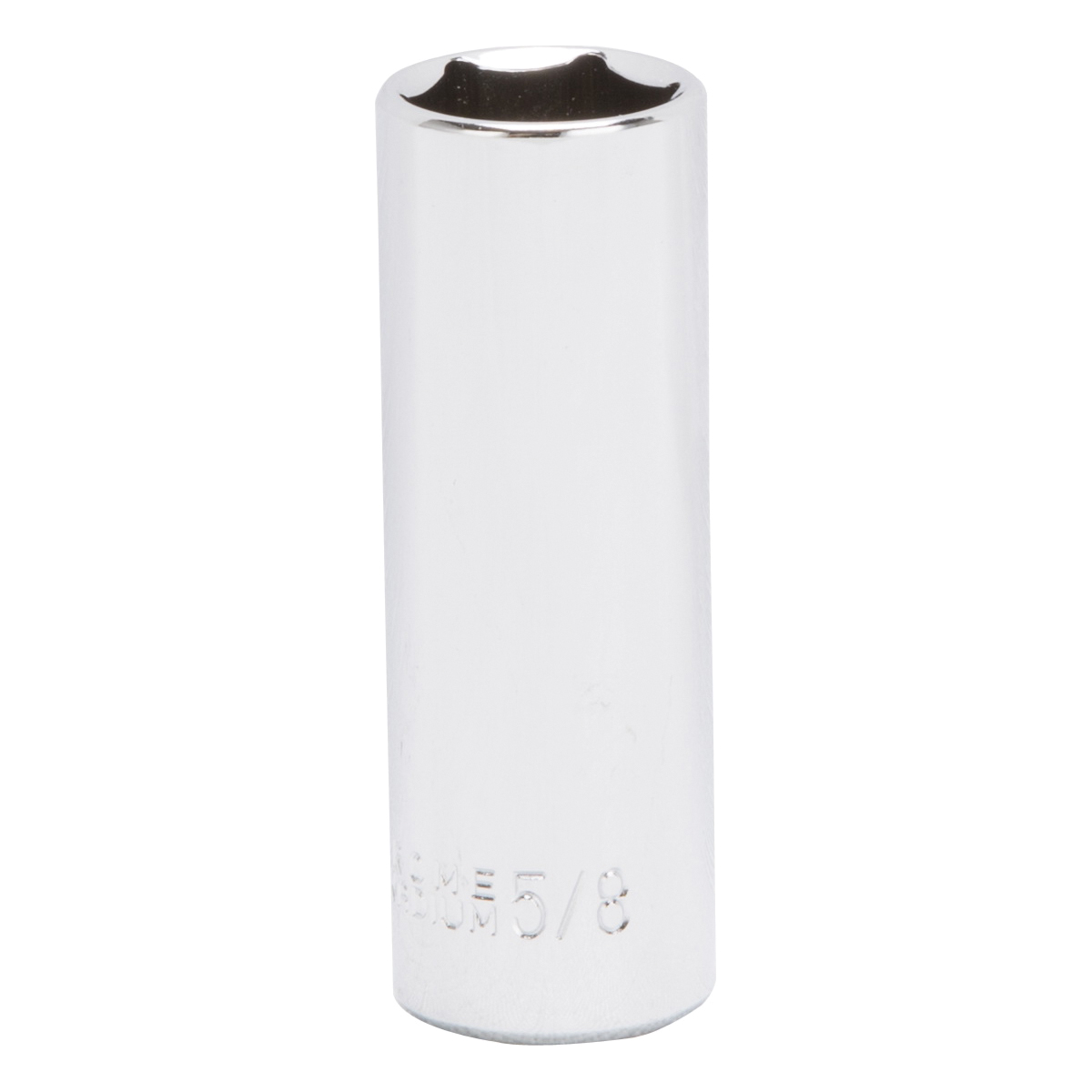 Vulcan MT6495733 Drive Socket, 5/8 in Socket, 3/8 in Drive, 6-Point, Chrome Vanadium Steel, Chrome
