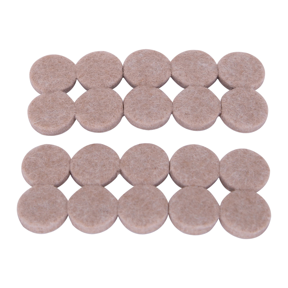 ProSource FE-50200-PS Furniture Pad, Felt Cloth, Beige, 3/4 in Dia, 3/16 in Thick, Round
