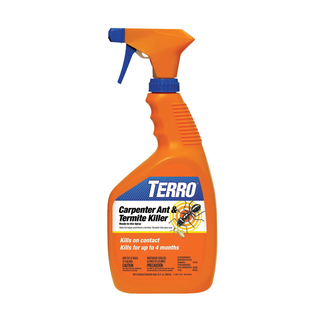 Terro T1100-6 Carpenter Ant and Termite Killer, Liquid, Spray Application, Indoor, Outdoor, 32 oz Bottle