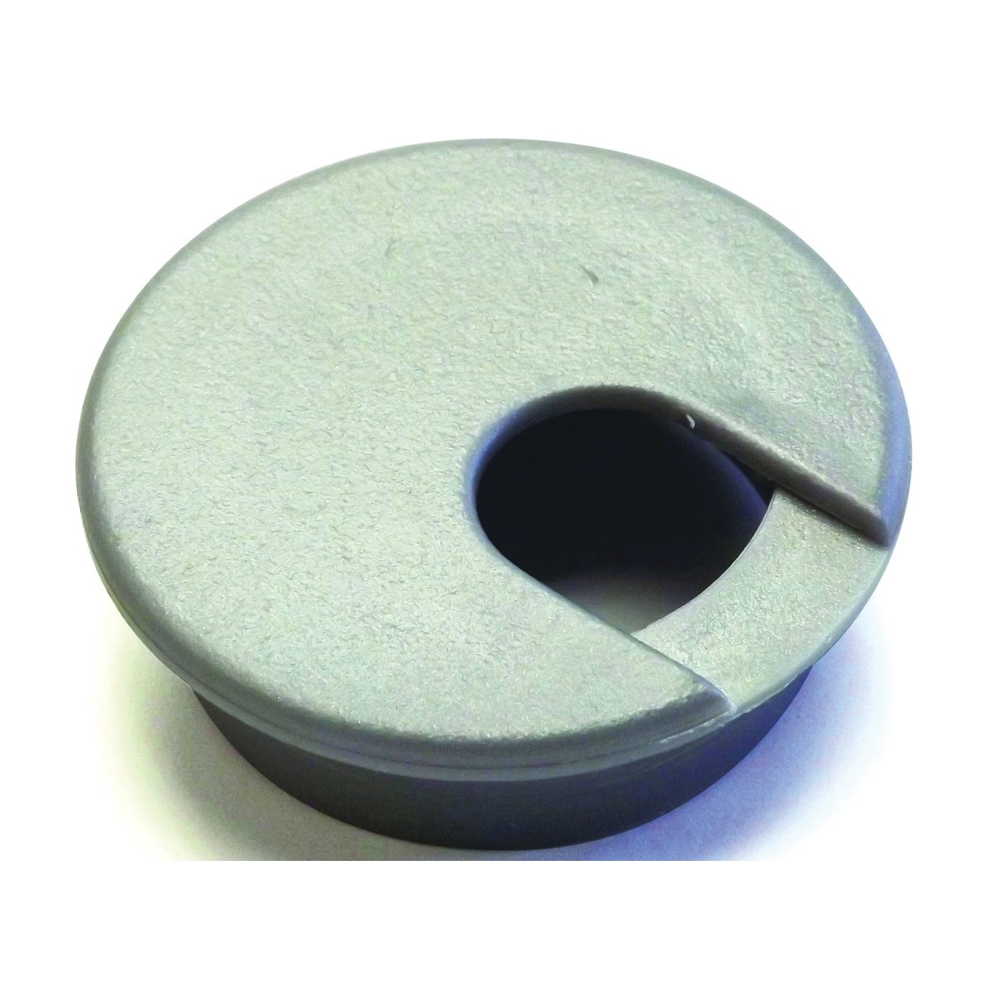 Jandorf 61617 Desk Grommet, 2 in Dia Cable, Polystyrene, Silver
