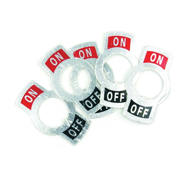 Jandorf 61156 Toggle Wallplate, Black/Red