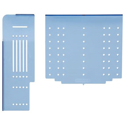 Amerock TMPMULTI Cabinet Door and Drawer Template, Plastic