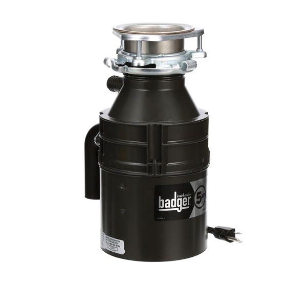 InSinkErator 75993 Garbage Disposal, 26 oz Grinding Chamber, 0.75 hp Motor, 120 V, Steel, 3 Years Warranty