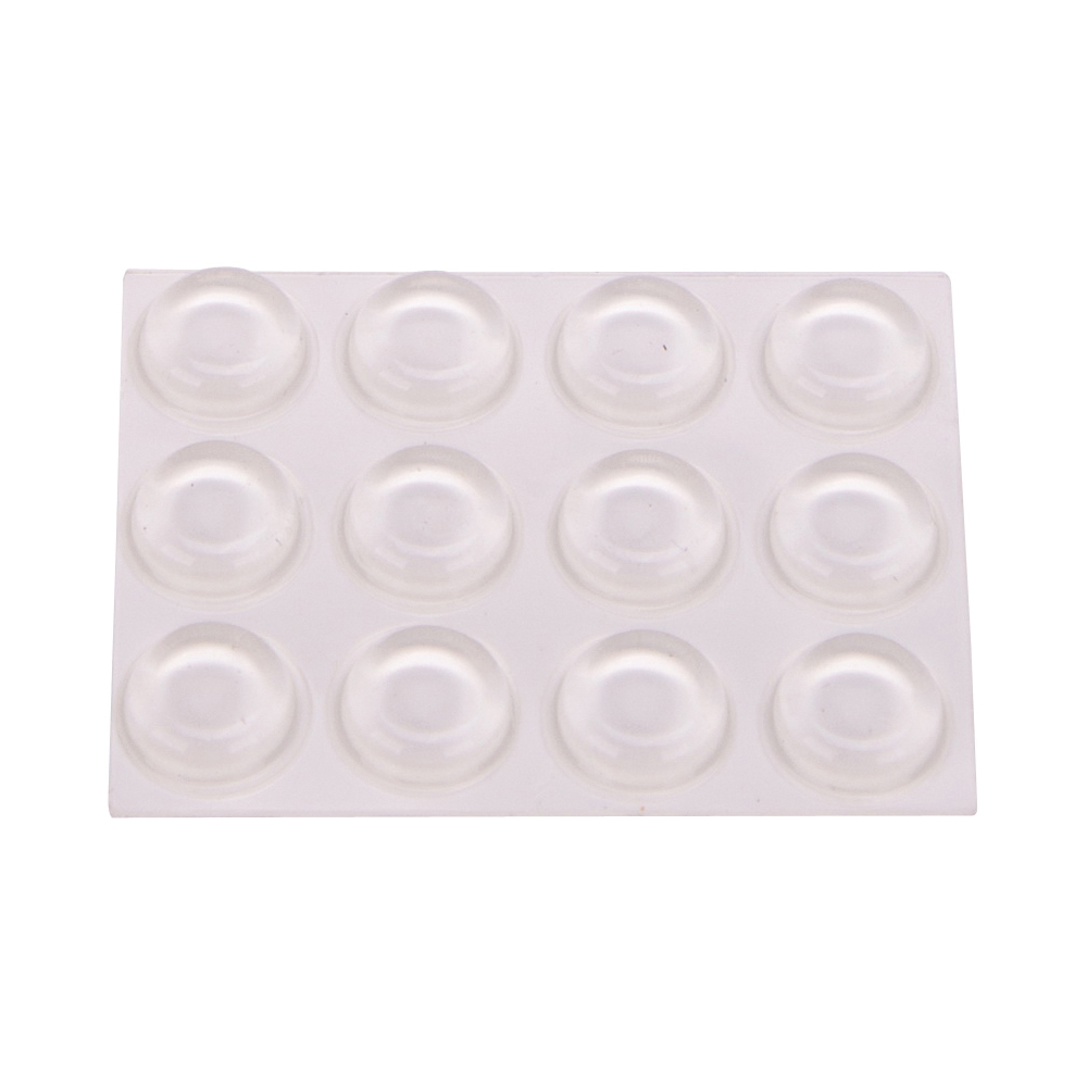 ProSource FE-50762A-PS Furniture Bumper Pad, 1/2 in, Dome, Polyurethane