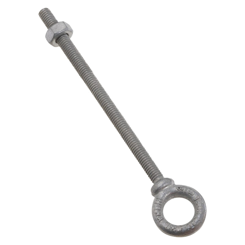 National Hardware N245-142 Eye Bolt, 3/8-16 Thread, Coarse Thread, 2-1/2 in L Thread, 3/4 in ID x 1-3/8 in OD Dia Eye