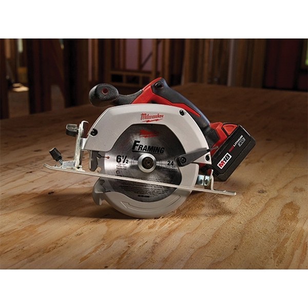 Milwaukee M18 2630-20 Circular Saw, Tool Only, 18 V, 2.8 Ah, 6-1/2 in Dia Blade, 50 deg Bevel