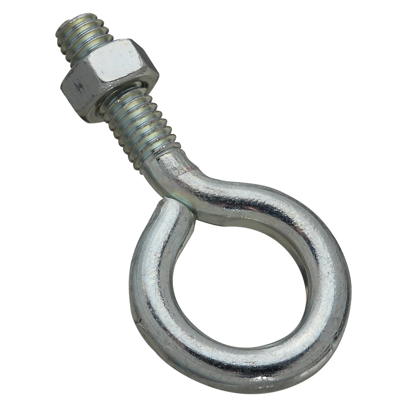National Hardware N221-150 Eye Bolt, 5/16-18 Thread, Coarse Thread, 1 in L Thread, 3/4 in ID Dia Eye, 1.22 in L Shank