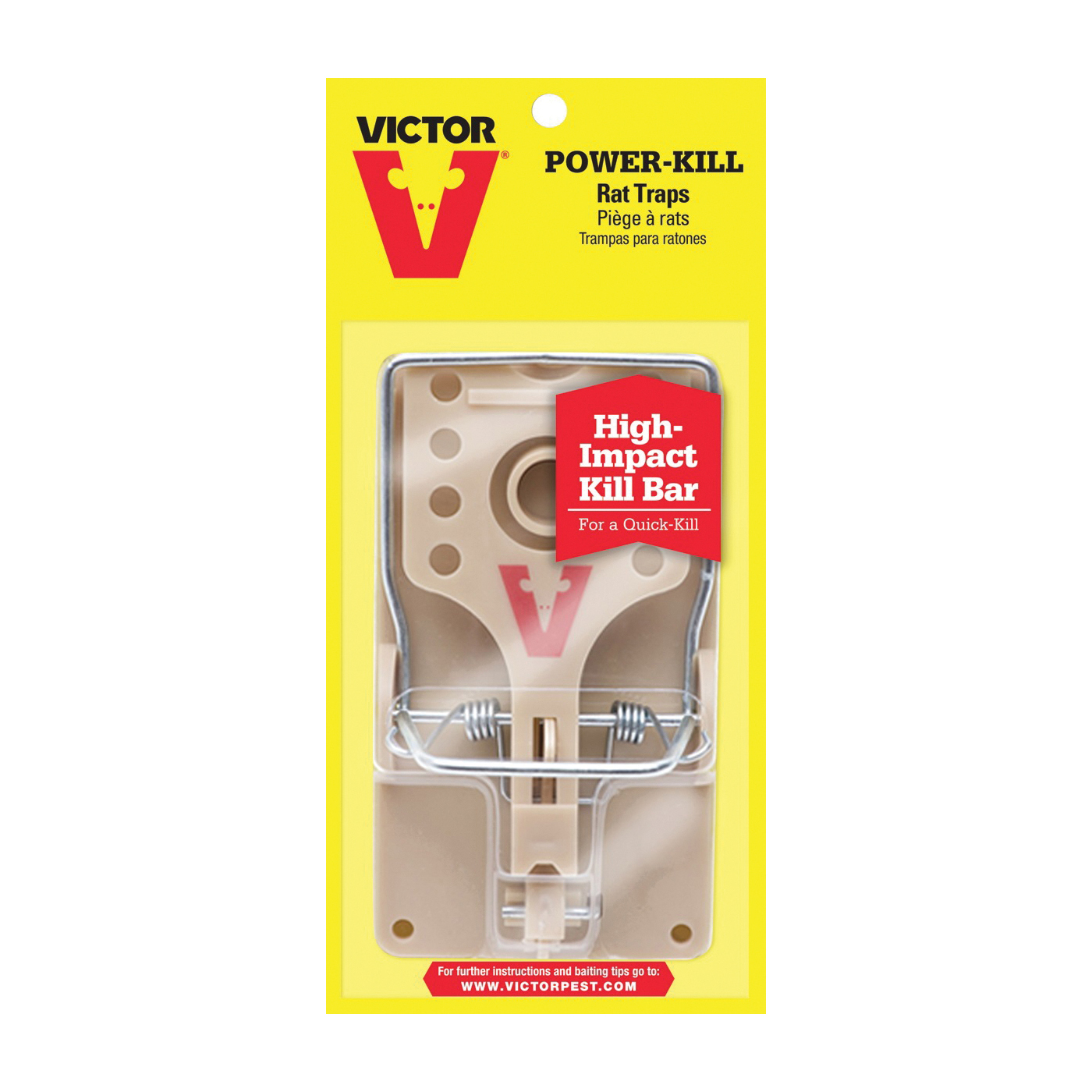 Victor M144B Rat Trap, 3 in W