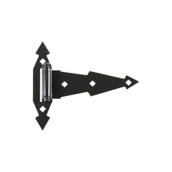 National Hardware N165-480 T-Hinge, 1-1/2 in W Frame Leaf, 7-5/16 in H Frame Leaf, Steel, Removable, Tight Pin, 55 lb