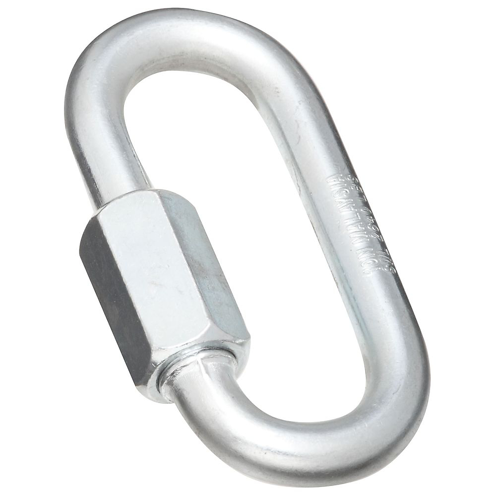 National Hardware 3150BC Series N223-040 Quick Link, 3/8 in Trade, 2640 lb Working Load, Steel, Zinc-Plated