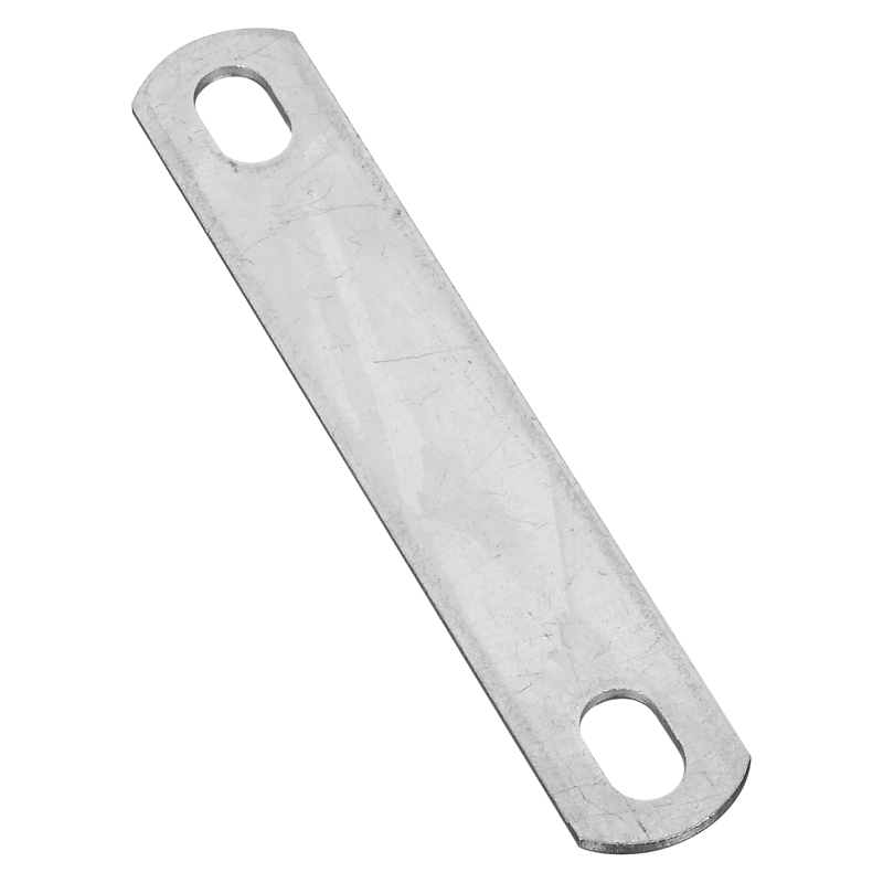 National Hardware 2191BC Series N222-349 U-Bolt Plate, 5.38 in L, 1.02 in W, 0.44 in Bolt Hole, 4 in Between Hole, Steel