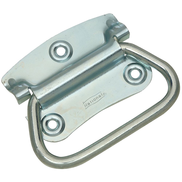 National Hardware V175 Series N203-760 Chest Handle, 3.35 in L, 2-3/4 in W, Steel, Zinc