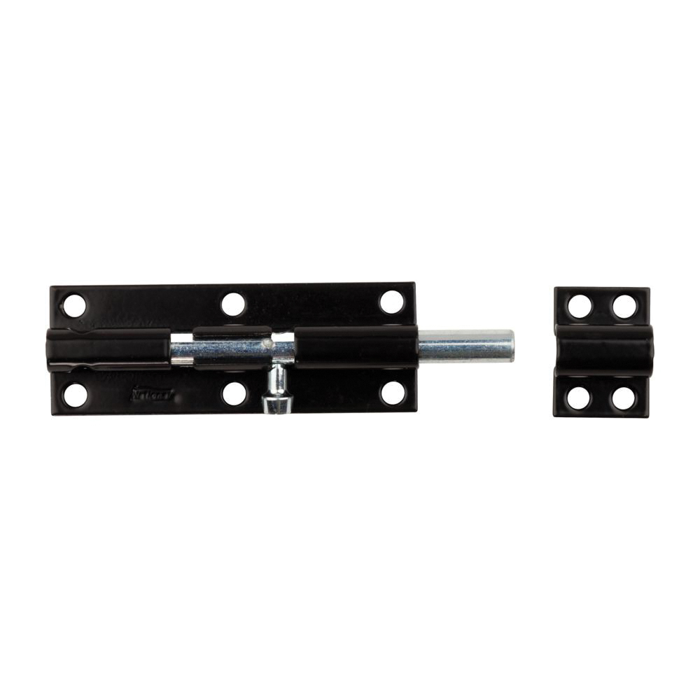 National Hardware N152-126 Barrel Bolt, 0.39 in Dia Bolt Head, 6 in L Bolt, Steel