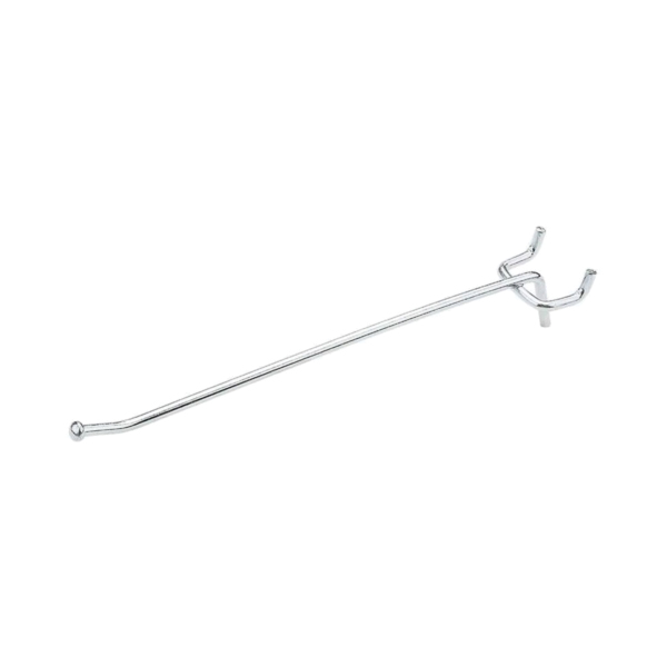 National Hardware N180-012 Series Peg Hook, 3-7/8 in Projection, 5-9/16 in L x 1 in W Dimensions, 6 in, 1/4 in Opening