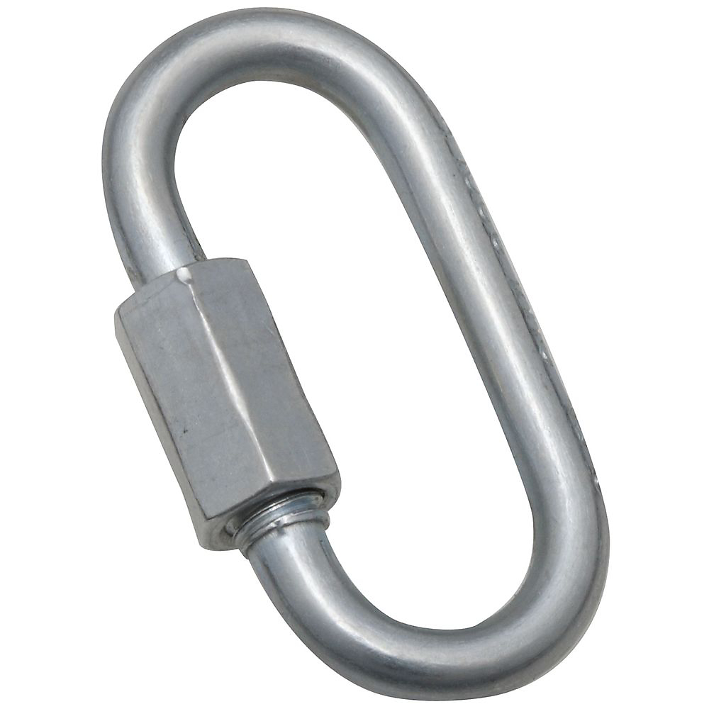 National Hardware 3150BC Series N223-008 Quick Link, 1/8 in Trade, 220 lb Working Load, Steel, Zinc-Plated