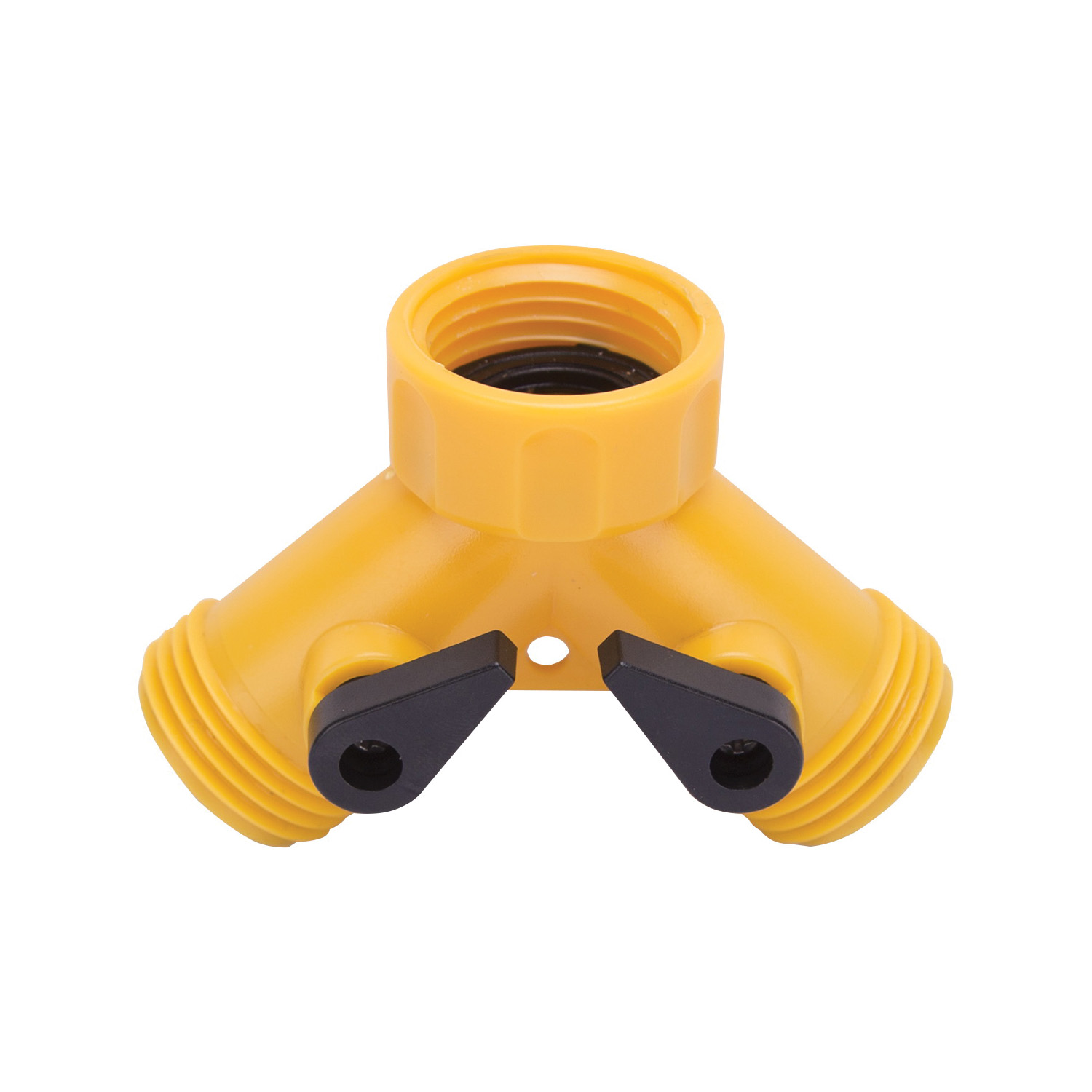 Landscapers Select GC5113L Y-Connector, Female and Male, Plastic, Yellow, For: Garden Hose and Faucet