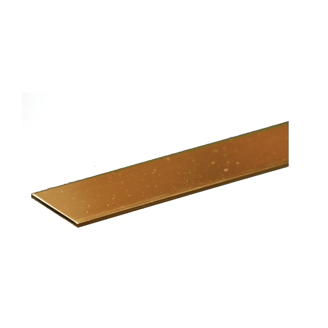 K & S 8243 Decorative Strip, 3/4 in W, 12 in L, 0.032 in Thick, Brass