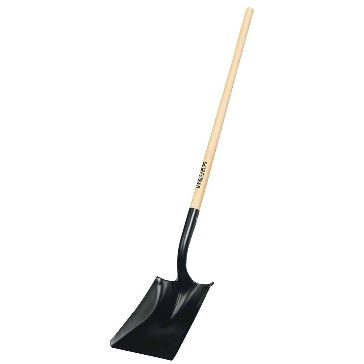 Landscapers Select 34609 PCL-P Shovel, 16 ga, Hardwood Handle, 45 in L Handle