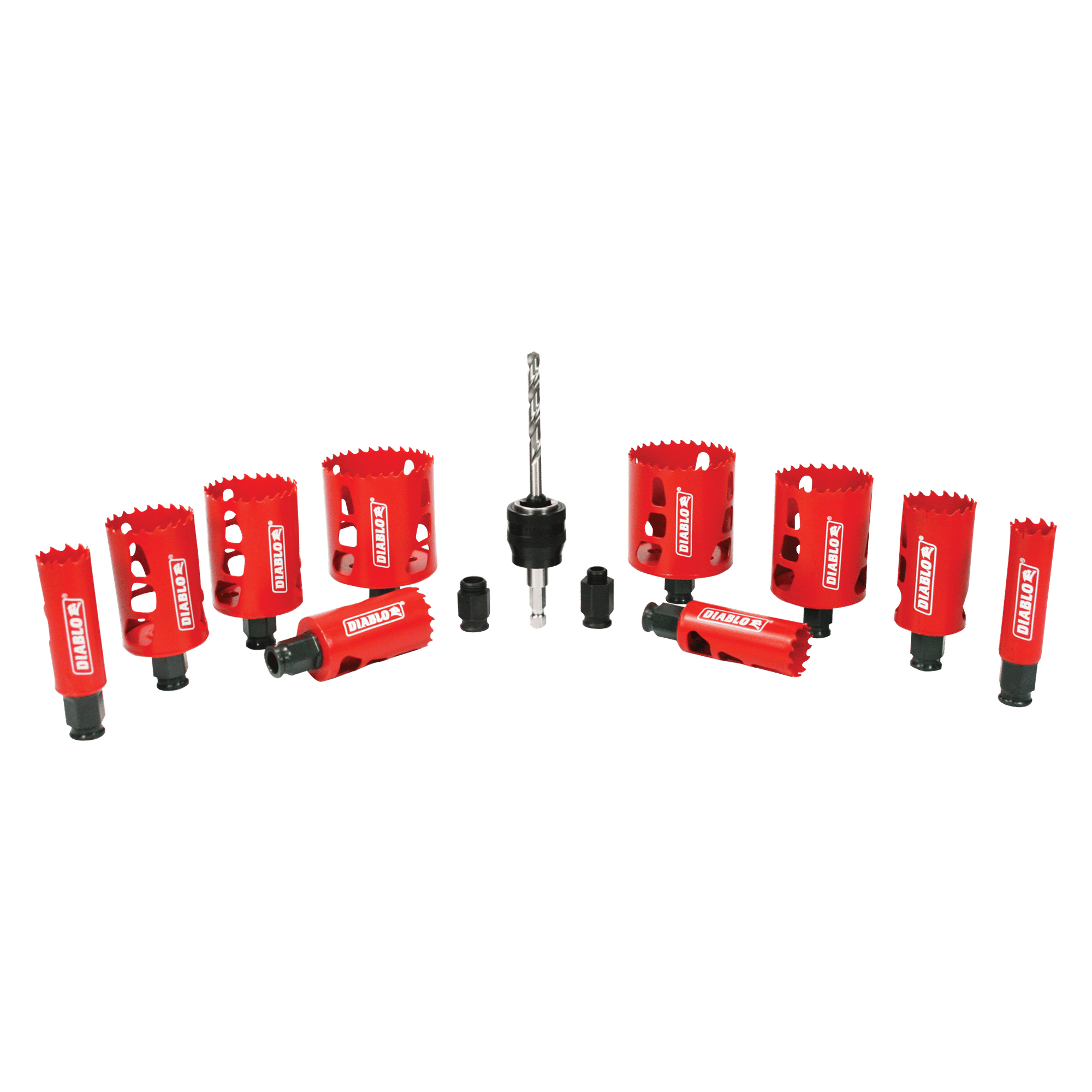 Diablo DHS14SGP Hole Saw Kit, 14-Piece, Bi-Metal