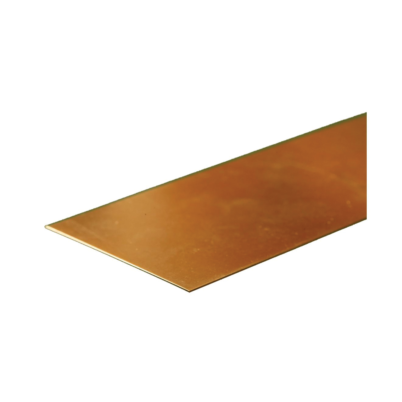 K & S 8249 Decorative Strip, 2 in W, 12 in L, 0.064 in Thick, Brass