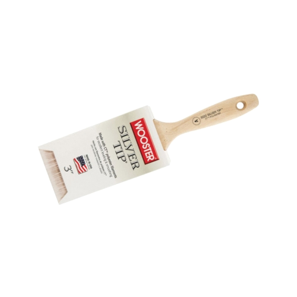 Wooster 5222-3 Paint Brush, 3 in W, 2-15/16 in L Bristle, Polyester Bristle, Varnish Handle