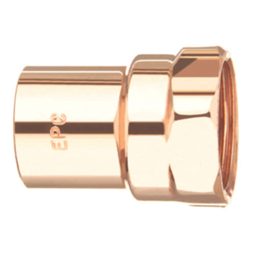 Elkhart Products 103 Series 30180 Pipe Adapter, 1-1/2 in, Sweat x FNPT, Copper