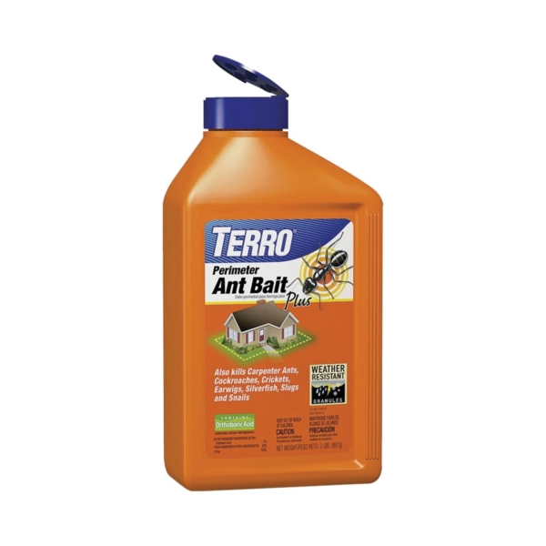Terro Perimeter T2600 Ant Bait Plus, Granular, 2 lb Canister