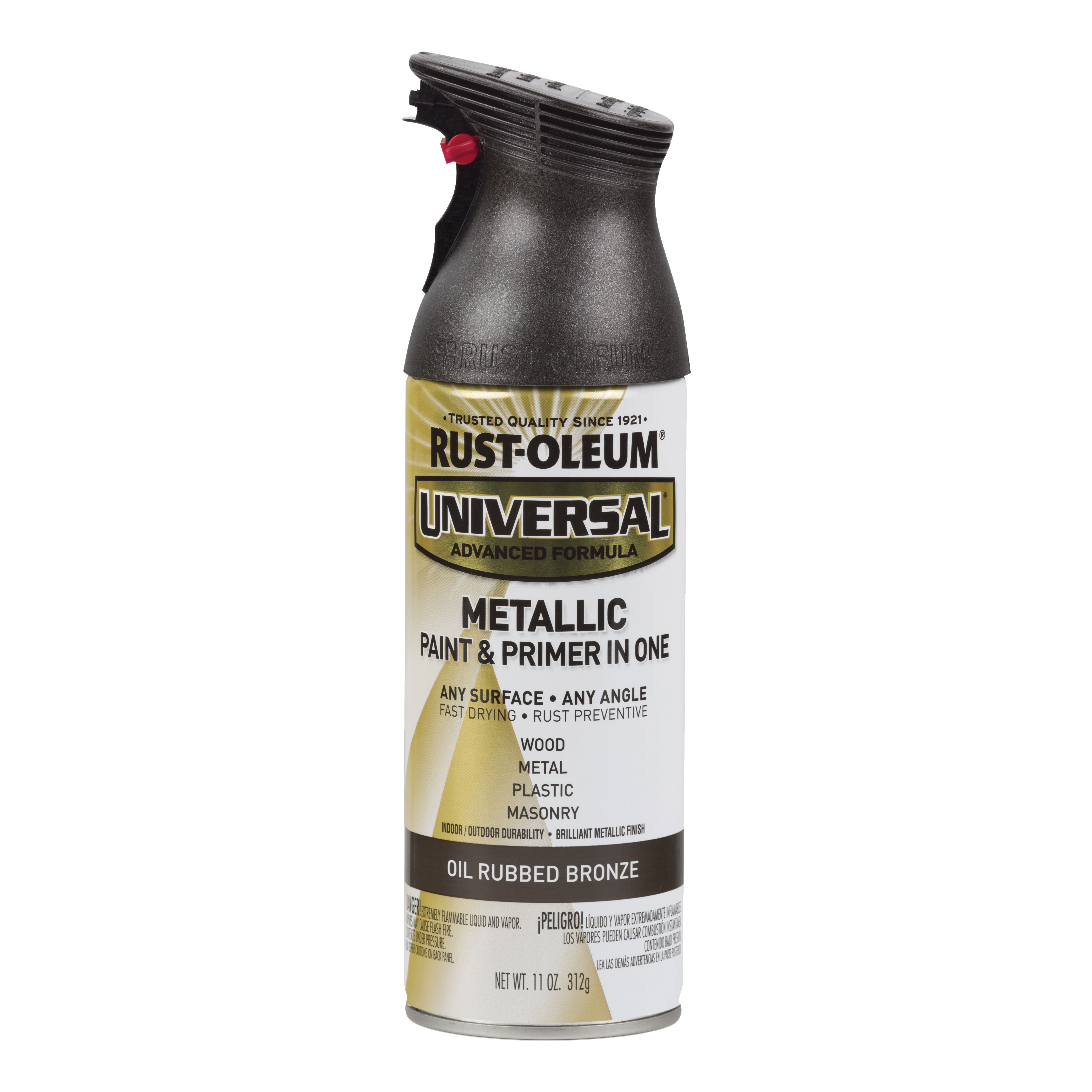 Rust-Oleum 249131 Spray Paint, Metallic, Oil-Rubbed Bronze, 11 oz Can