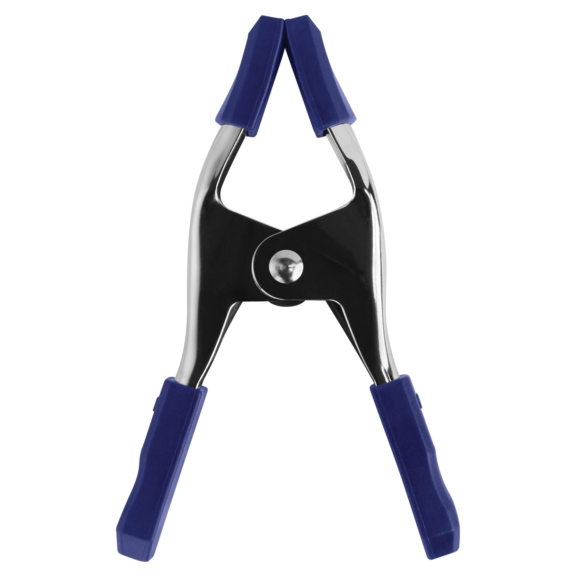 Irwin 222702 Spring Clamp with Soft Grip Pad, 2 in Clamping, Steel, Blue/Silver