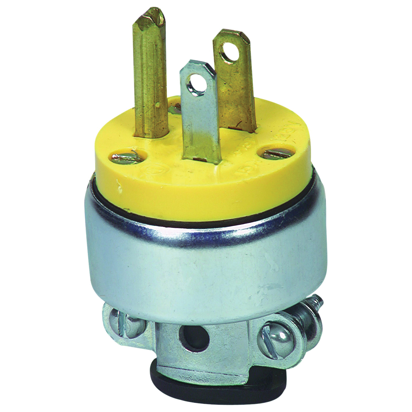 Eaton Wiring Devices WD2867 Electrical Plug, Straight Body, 1/4 to 5/8 in, 2-Pole, 15 A, 125 V, NEMA: NEMA 5-15