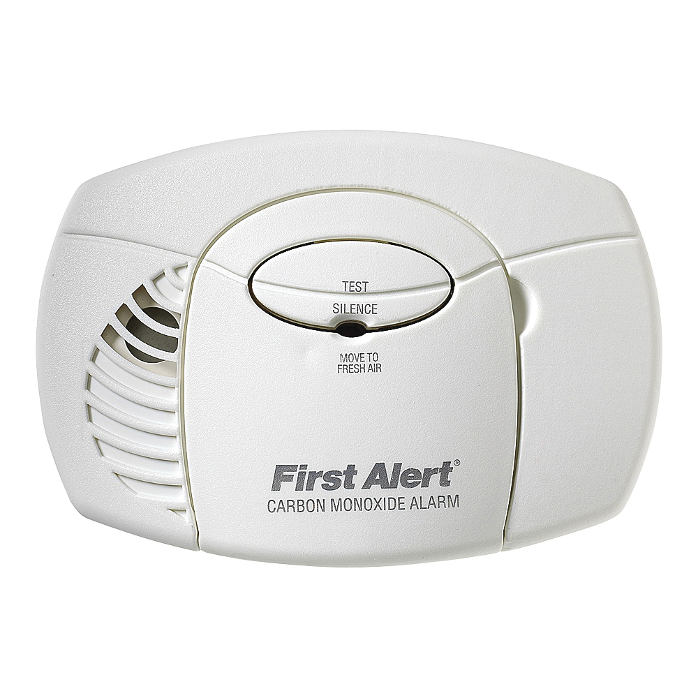 First Alert CO400 Carbon Monoxide Alarm, 10 ft, 85 dB, Alarm: Audible, Electrochemical Sensor, Wall