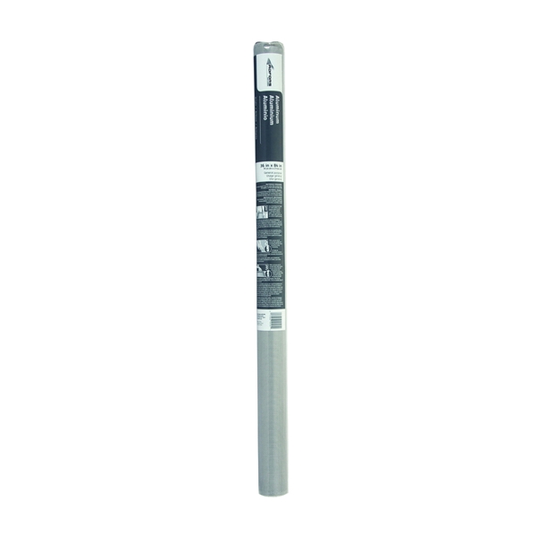 Adfors 10117 Screen Wire, 7 ft L, 24 in W, Aluminum, Bright