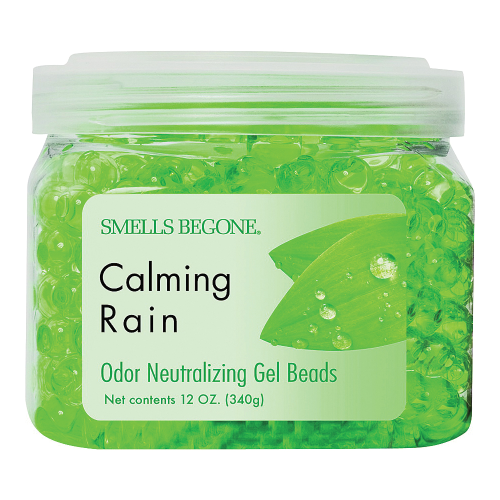 Smells Begone 52512 Odor Neutralizing Gel, 12 oz Jar, Calming Rain, 450 sq-ft Coverage Area