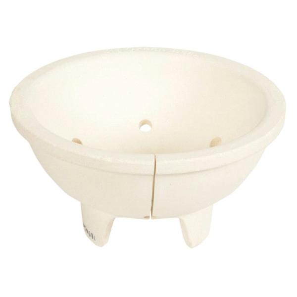 Big Green Egg 401175 Fire Box, Ceramic, White, For: Large Eggs