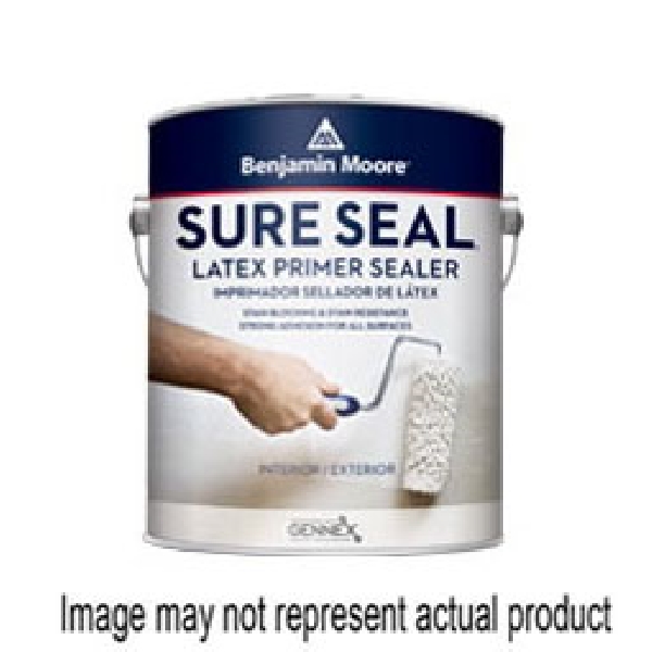 Benjamin Moore Sure Seal 002700-001 Primer, Flat, White, 1 gal, Pail